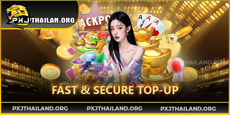 ฝากเงินผ่านธนาคาร วอลเลท และสแกน QR ได้ภายในไม่กี่วินาที